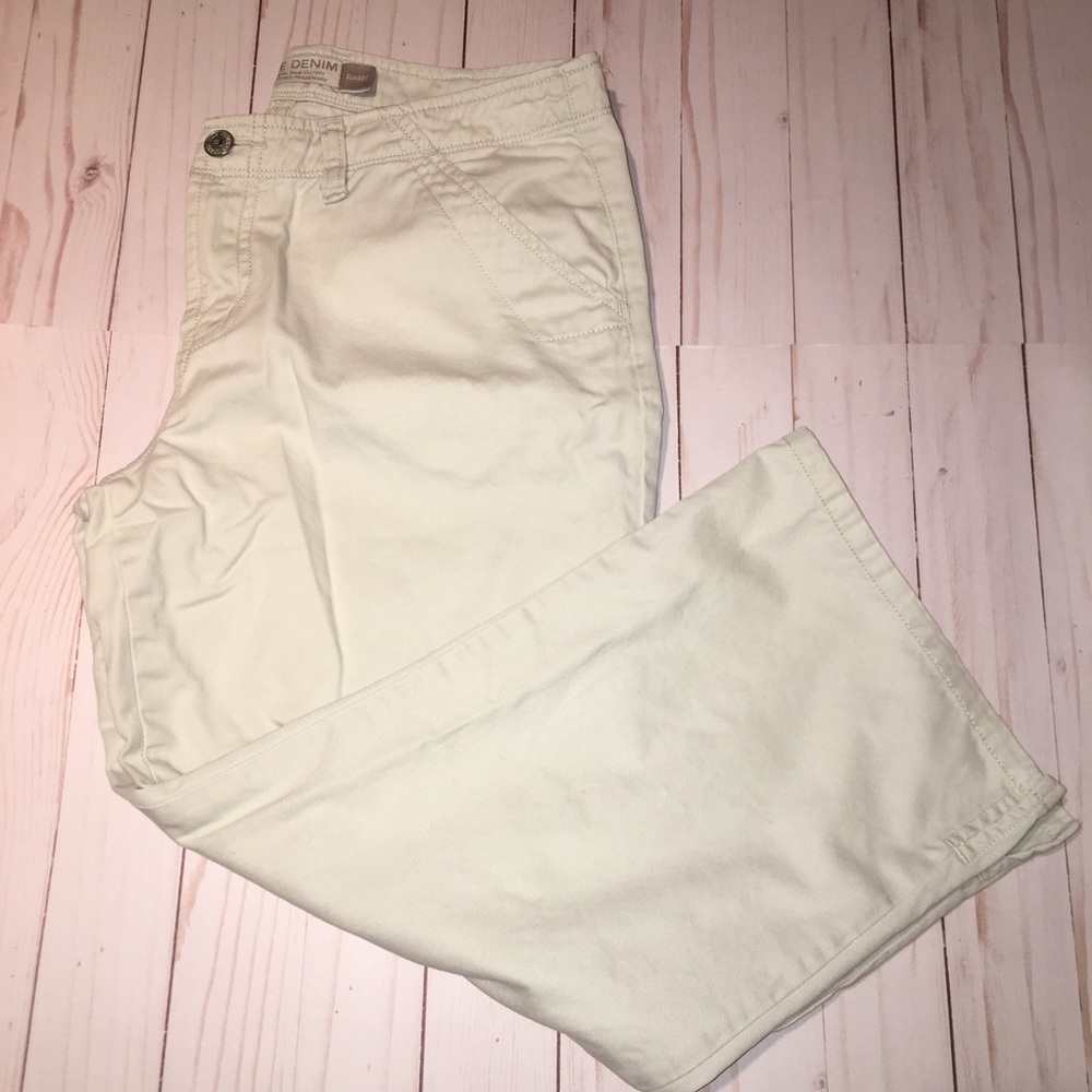 BKE Denim Khaki Cropped Pants